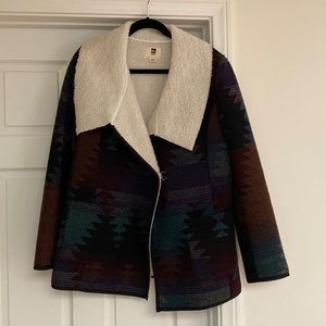 QSW Quiksilver Womens Sherpa lined jacket L